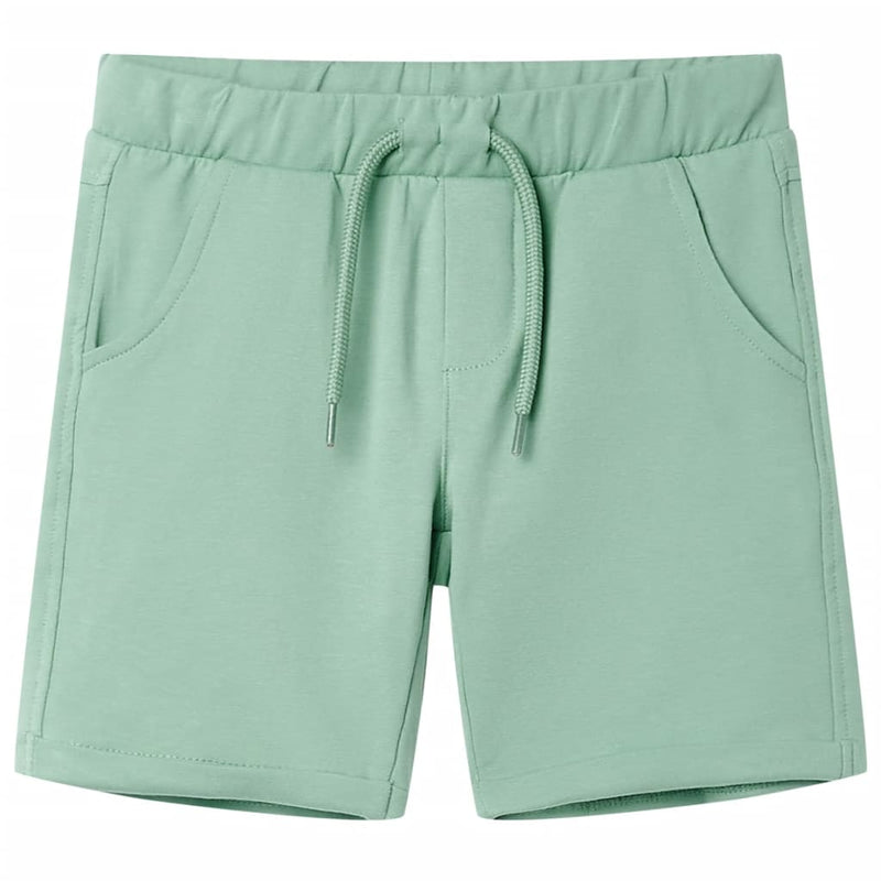 Afbeelding laden in galerijviewer, Vidaxl kindershorts met trekkoord 104 lichtkaki
