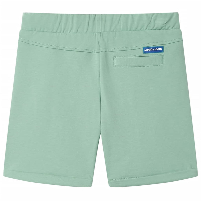 Afbeelding laden in galerijviewer, Vidaxl kindershorts met trekkoord 104 lichtkaki
