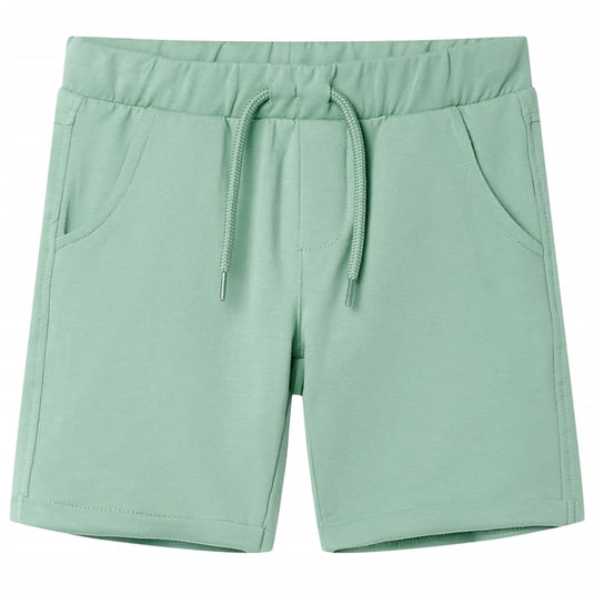 Vidaxl kindershorts met trekkoord 128 lichtkaki