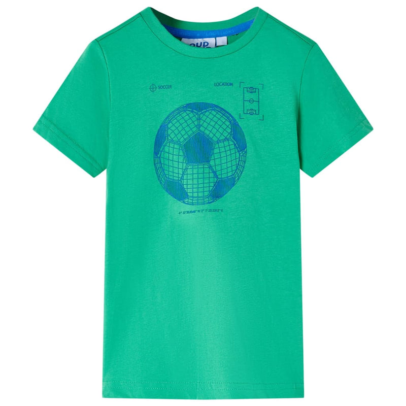 Afbeelding laden in galerijviewer, Vidaxl kindershirt 116 groen
