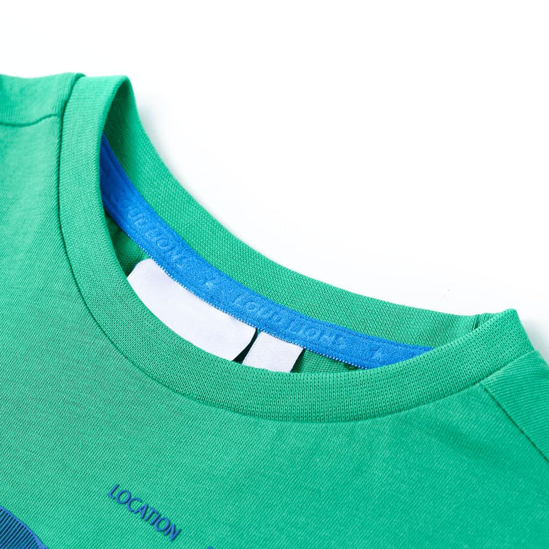 Afbeelding laden in galerijviewer, Vidaxl kindershirt 116 groen
