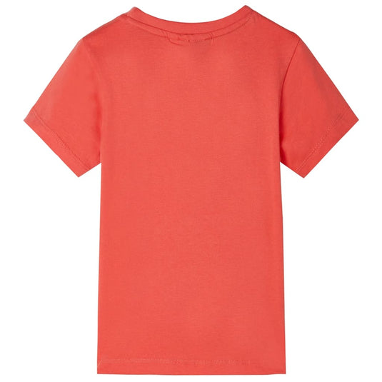 Vidaxl kindershirt 128 lichtrood
