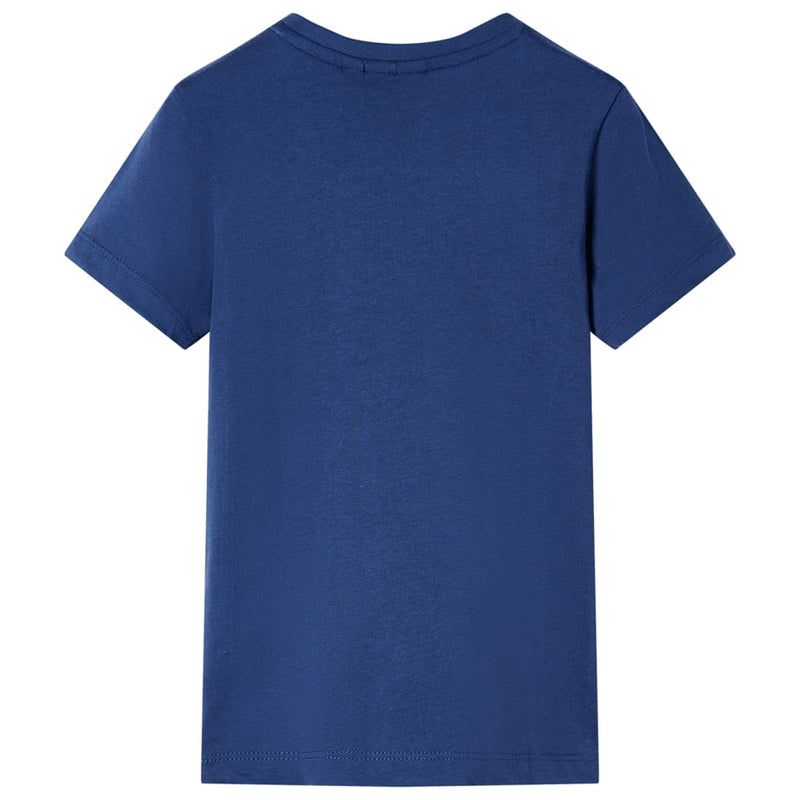 Afbeelding laden in galerijviewer, Vidaxl kindershirt 104 donkerblauw
