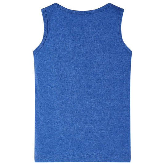 Vidaxl kindertopje 116 gemêleerd blauw
