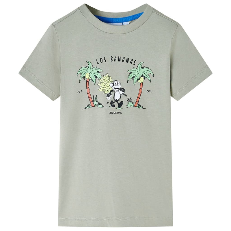 Afbeelding laden in galerijviewer, VidaXL Kindershirt 104 lichtkakikleurig
