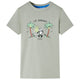 VidaXL Kindershirt 128 lichtkakikleurig
