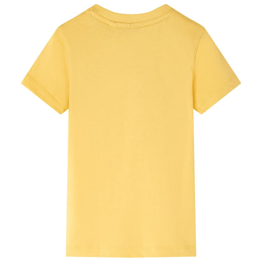 Vidaxl kindershirt 128 lichtokerkleurig