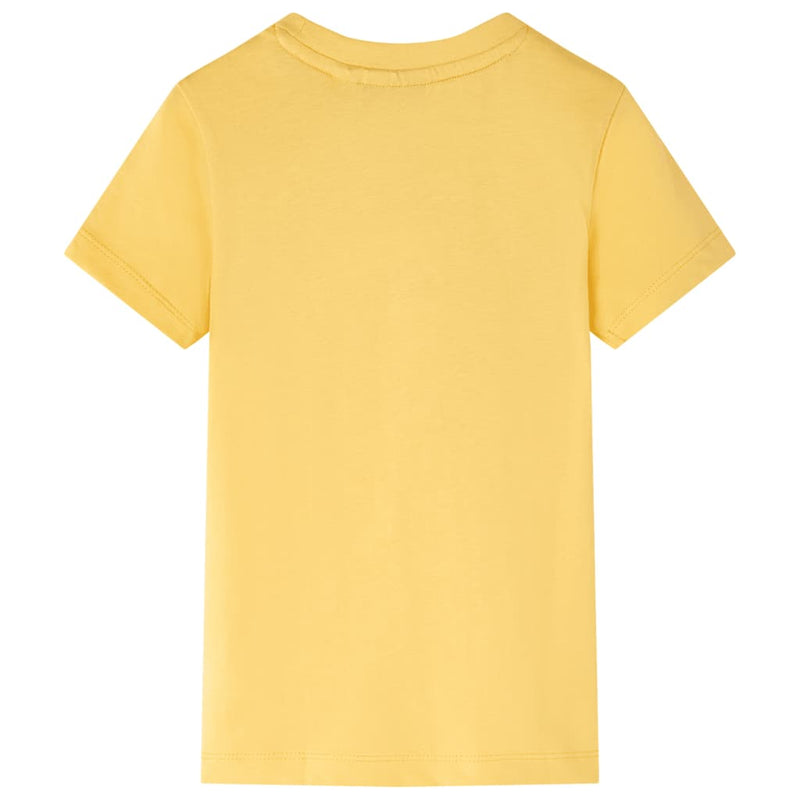 Afbeelding laden in galerijviewer, VidaXL Kindershirt 140 lichtokerkleurig
