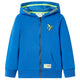 Vidaxl kindervest met capuchon en rits 92 blauw