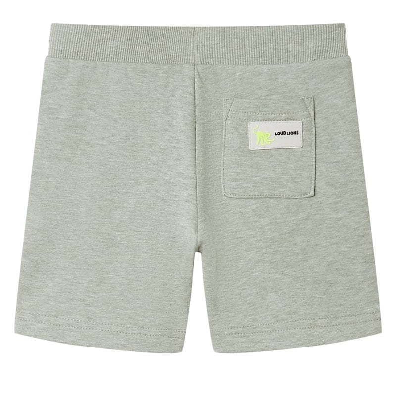 Afbeelding laden in galerijviewer, Vidaxl kindershorts met trekkoord 116 gemêleerd lichtkakikleurig
