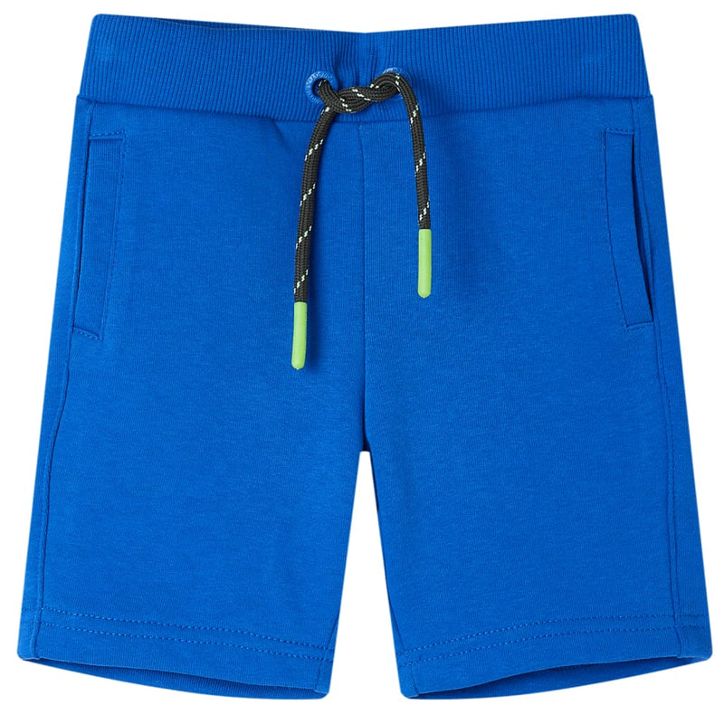 Afbeelding laden in galerijviewer, Vidaxl kindershort met trekkoord 104 blauw
