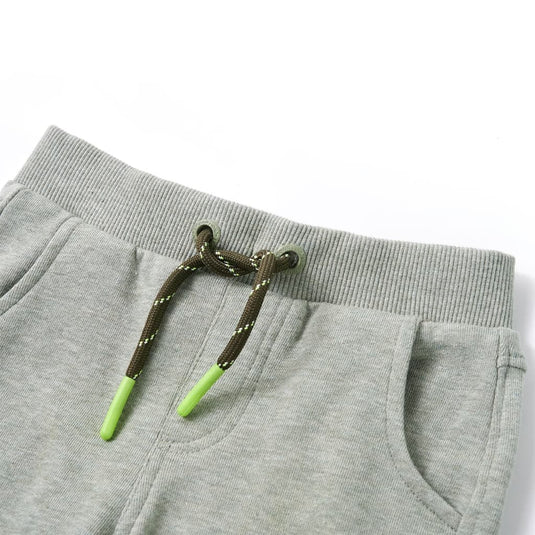 Vidaxl kinderjoggingbroek 104 lichtkaki