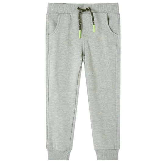 Vidaxl kinderjoggingbroek 116 lichtkaki