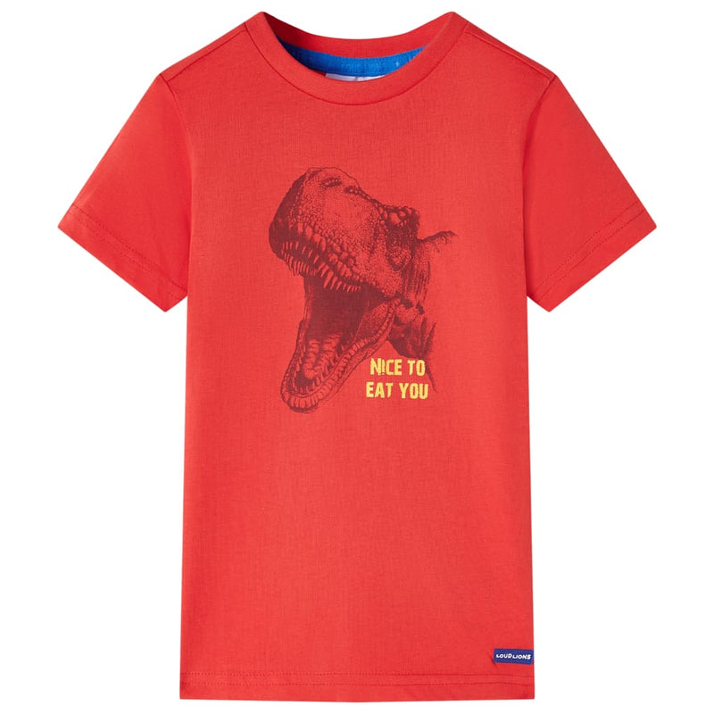 Afbeelding laden in galerijviewer, Vidaxl kindershirt 104 rood
