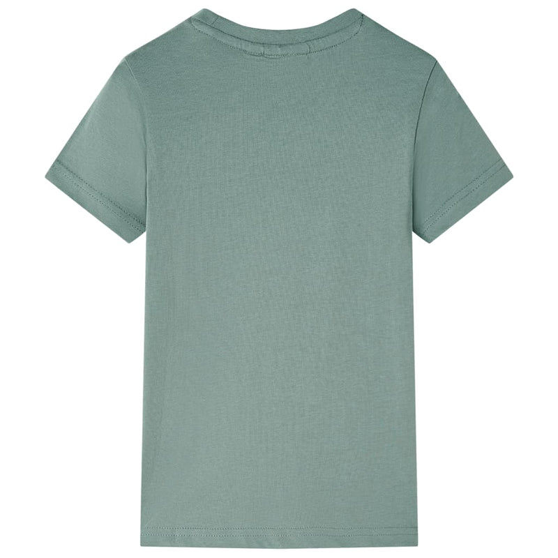 Afbeelding laden in galerijviewer, VidaXL Kindershirt 116 kakikleurig
