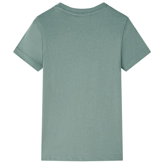 VidaXL Kindershirt 116 kakikleurig