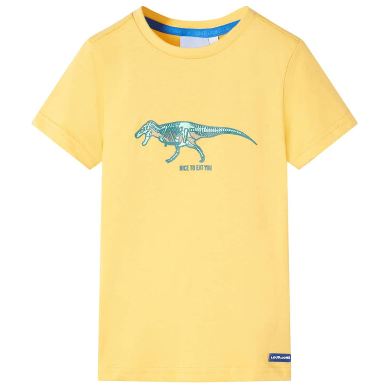 Afbeelding laden in galerijviewer, VidaXL Kindershirt 116 lichtokerkleurig
