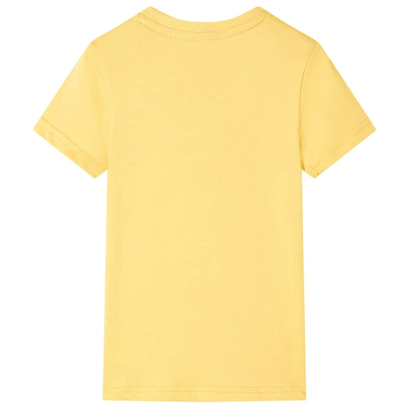 Afbeelding laden in galerijviewer, VidaXL Kindershirt 116 lichtokerkleurig
