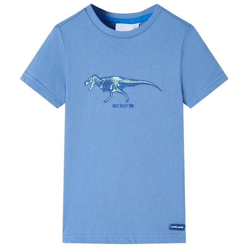 Afbeelding laden in galerijviewer, VidaXL Kindershirt 92 middelblauw
