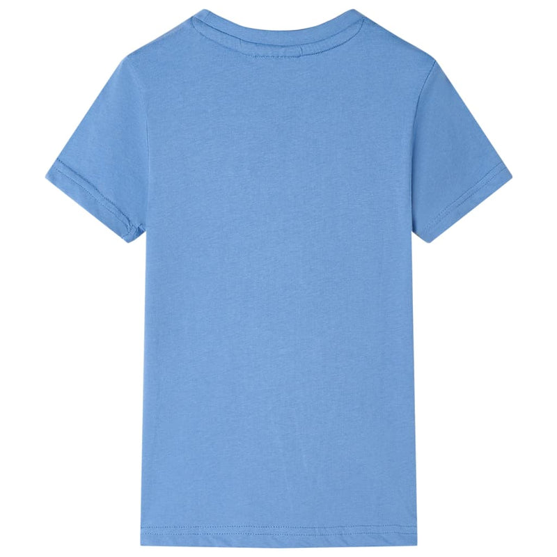 Afbeelding laden in galerijviewer, VidaXL Kindershirt 92 middelblauw
