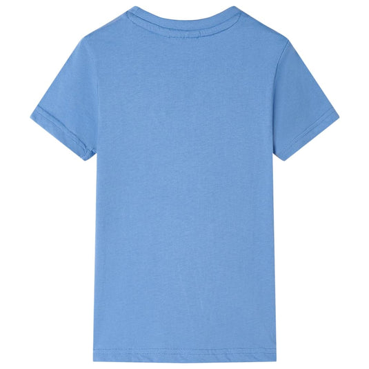 Vidaxl kindershirt 116 middelblauw