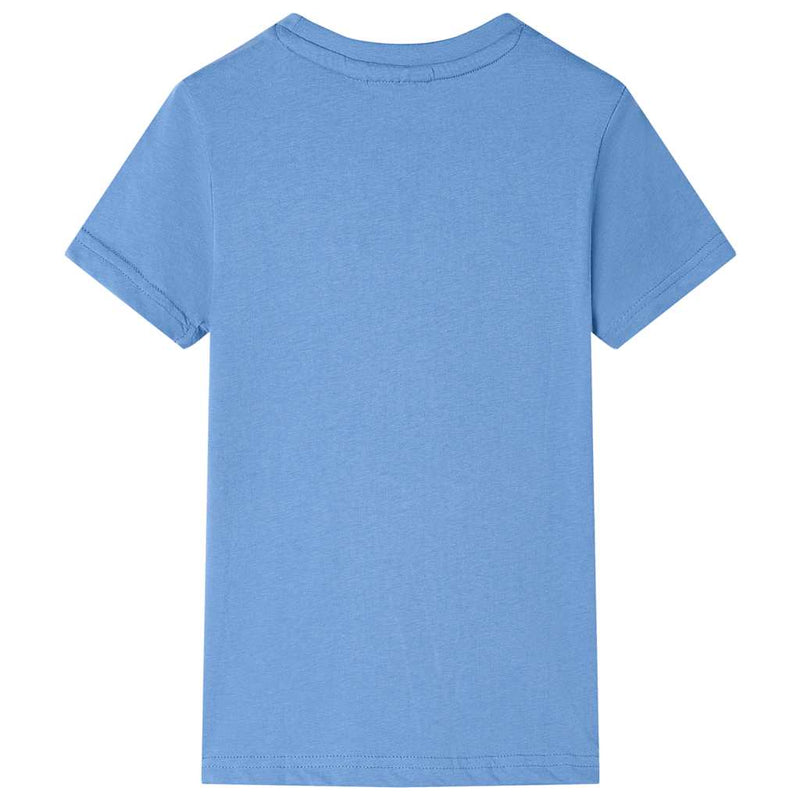 Afbeelding laden in galerijviewer, Vidaxl kindershirt 140 middelblauw
