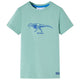 Vidaxl kindershirt 128 lichtkakikleurig
