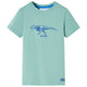 Vidaxl kindershirt 140 lichtkakikleurig
