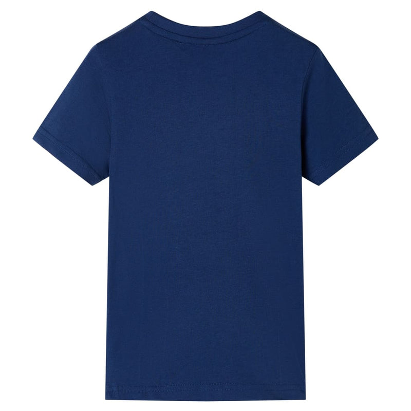 Afbeelding laden in galerijviewer, VidaXL Kindershirt 92 donkerblauw
