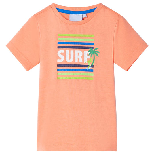 VidaXL Kindershirt 116 neonoranje