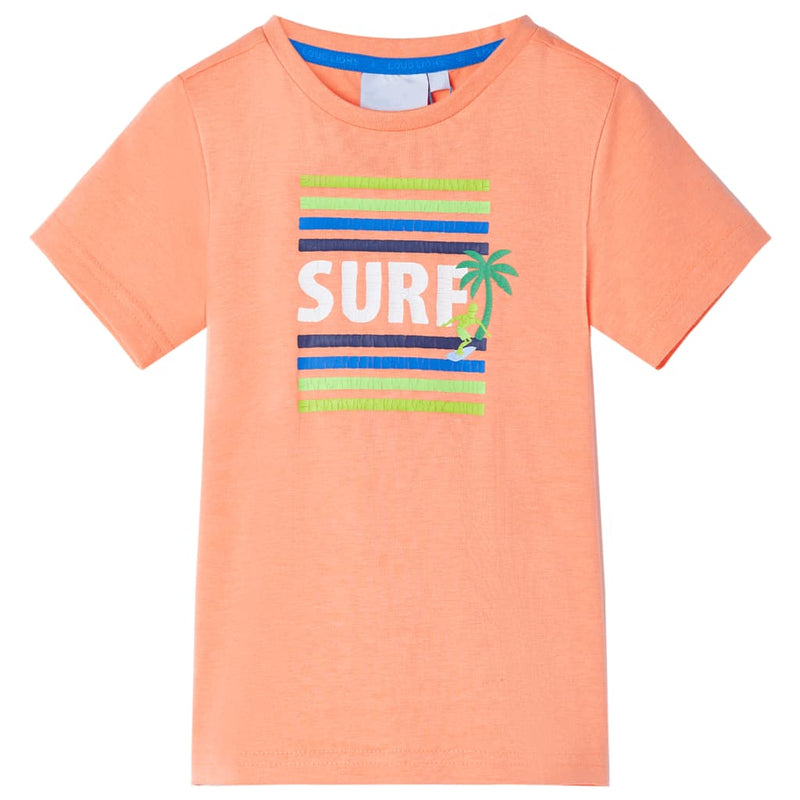 Afbeelding laden in galerijviewer, Vidaxl kindershirt 128 neonoranje
