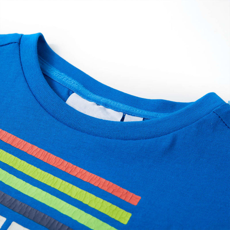 Afbeelding laden in galerijviewer, VidaXL Kindershirt 128 felblauw
