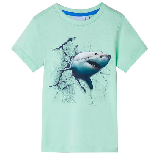 VidaXL Kindershirt 128 lichtgroen