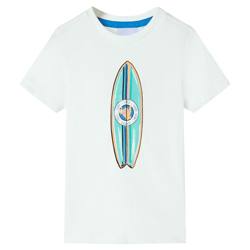 Afbeelding laden in galerijviewer, VidaXL Kindershirt met korte mouwen 92 ecru
