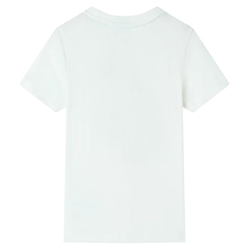 Afbeelding laden in galerijviewer, Vidaxl kindershirt met korte mouwen 116 ecru
