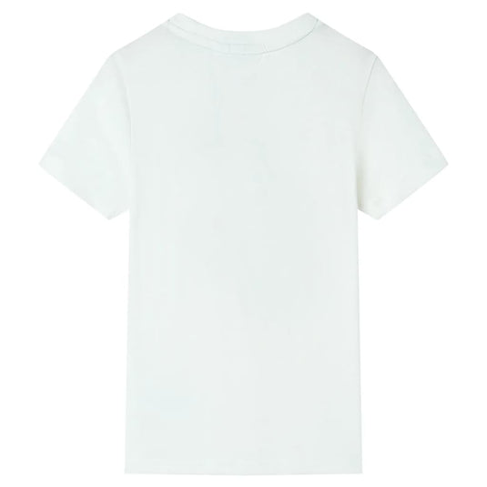 Vidaxl kindershirt met korte mouwen 116 ecru