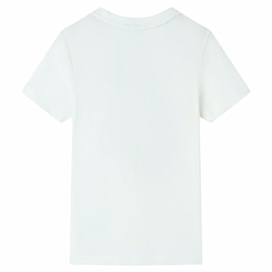 Vidaxl kindershirt met korte mouwen 140 ecru