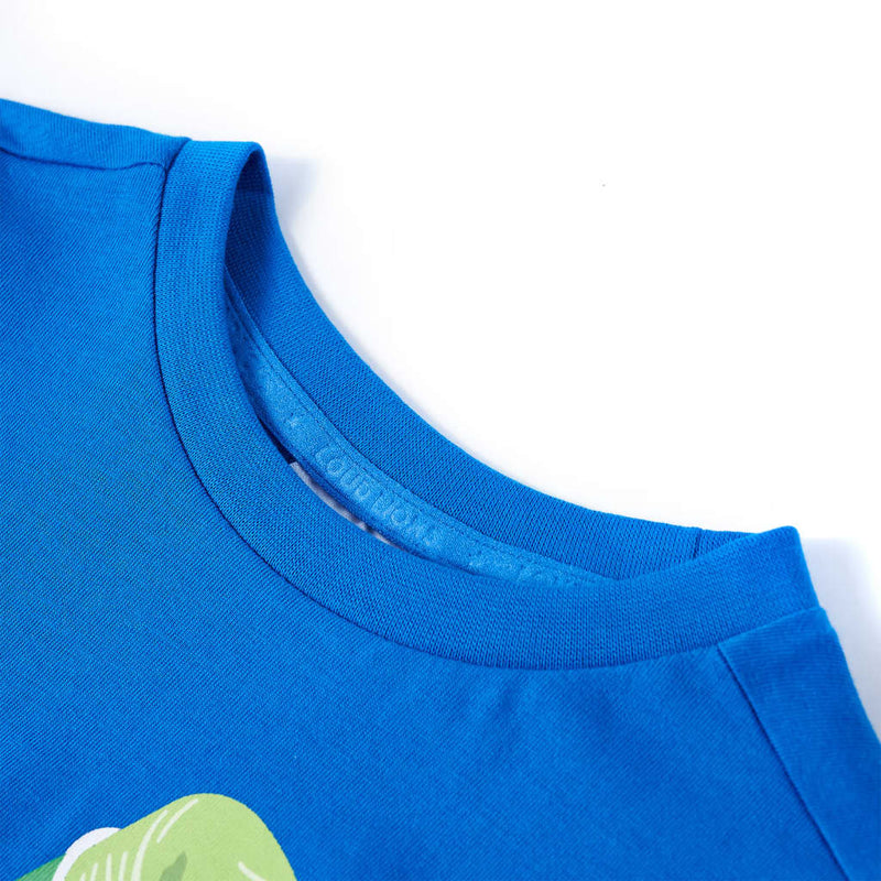 Afbeelding laden in galerijviewer, VidaXL Kindershirt 140 felblauw
