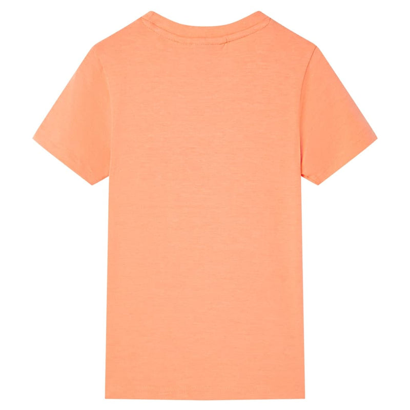 Afbeelding laden in galerijviewer, VidaXL Kindershirt met korte mouwen 128 neonoranje
