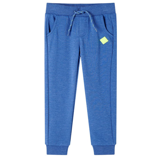 Vidaxl kinderjoggingbroek 116 gemêleerd blauw