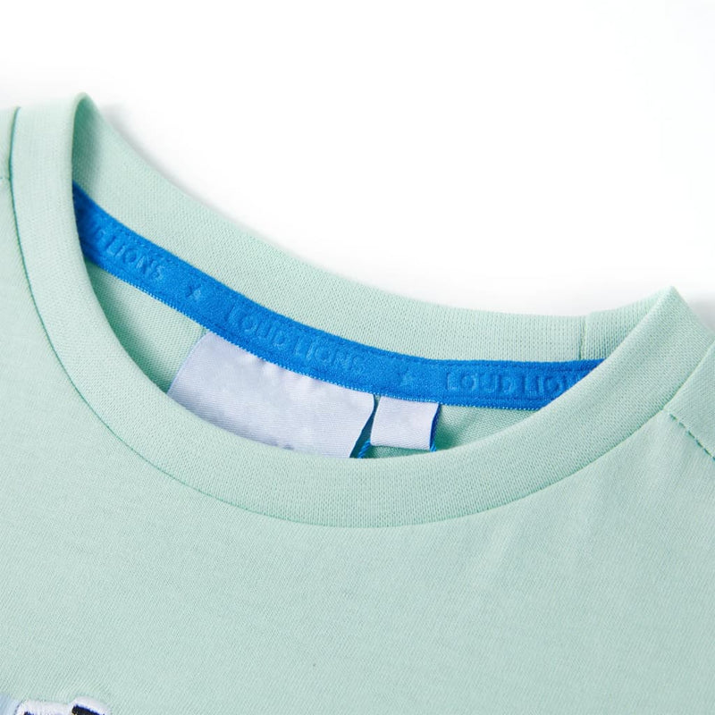 Afbeelding laden in galerijviewer, VidaXL Kindershirt 128 lichtmint
