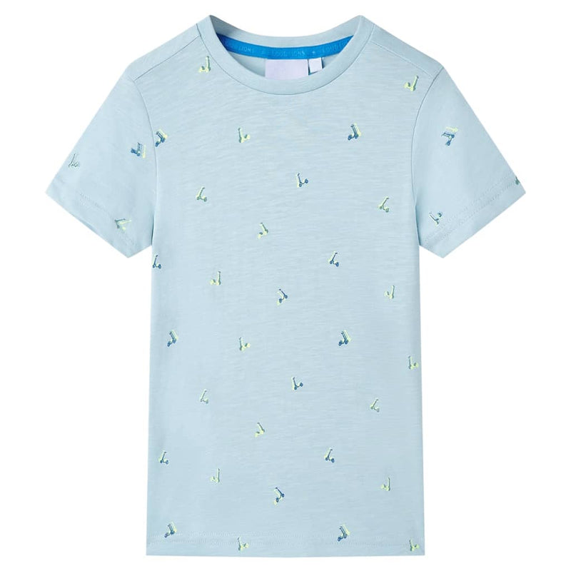 Afbeelding laden in galerijviewer, VidaXL Kindershirt 92 lichtblauw
