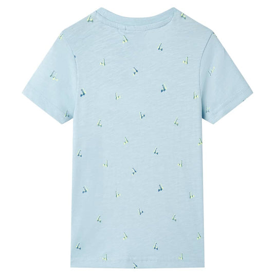 Vidaxl kindershirt 116 lichtblauw