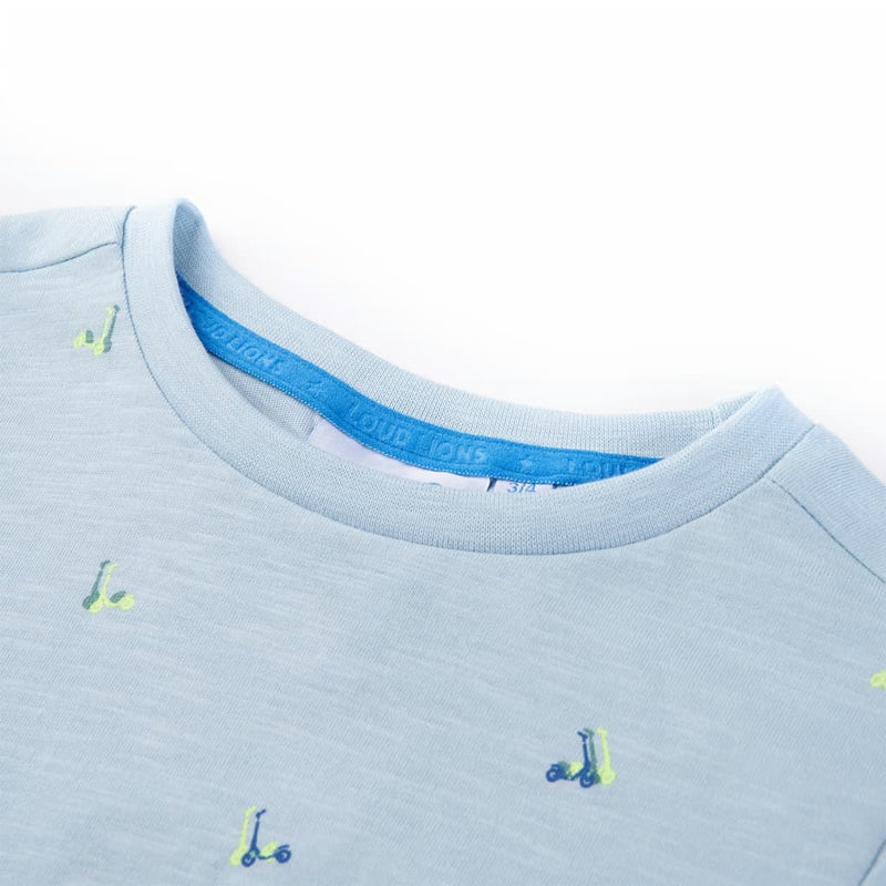 Afbeelding laden in galerijviewer, Vidaxl kindershirt 116 lichtblauw
