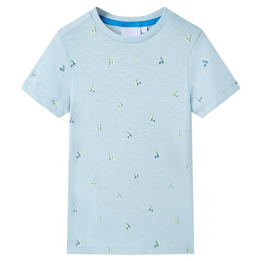 Vidaxl kindershirt 140 lichtblauw