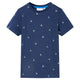 Vidaxl kindershirt 92 donkerblauw