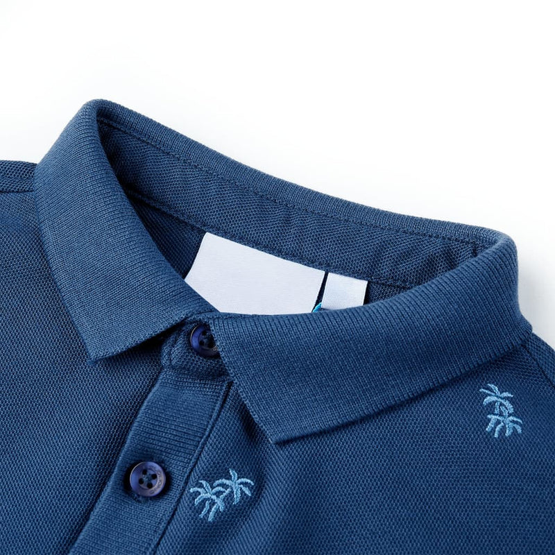 Afbeelding laden in galerijviewer, Vidaxl kinderpoloshirt 92 donkerblauw
