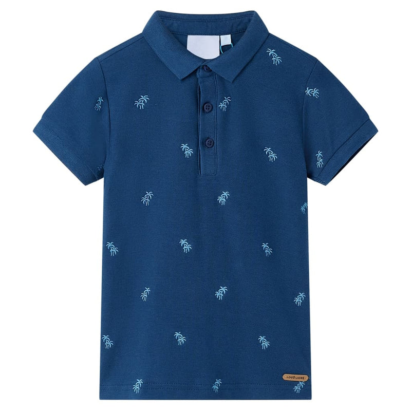 Afbeelding laden in galerijviewer, Vidaxl kinderpoloshirt 104 donkerblauw
