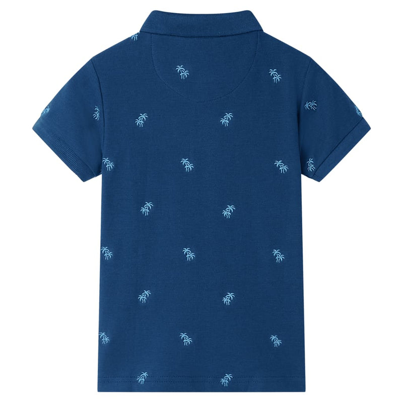 Afbeelding laden in galerijviewer, Vidaxl kinderpoloshirt 128 donkerblauw
