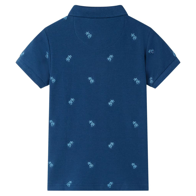 Afbeelding laden in galerijviewer, Vidaxl kinderpoloshirt 140 donkerblauw
